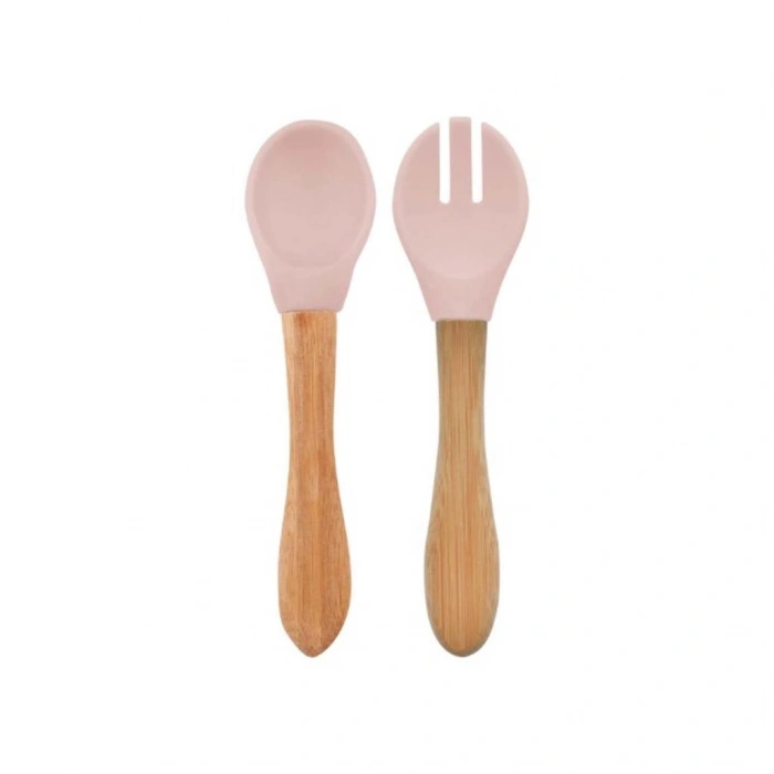 Mama Kaşığı ve Çatal Seti Pinky Pink