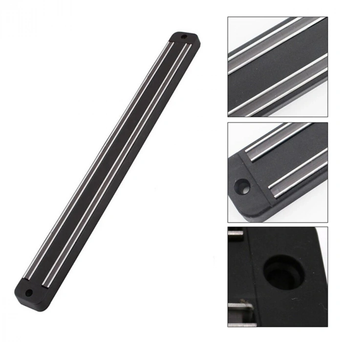 Mıknatıslı Paslanmaz Duvar Bıçak Askısı Standı 33 Cm Aparat (5148)