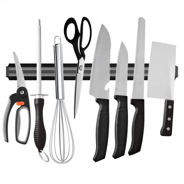 Mıknatıslı Paslanmaz Duvar Bıçak Askısı Standı 55 Cm Aparat (5148)