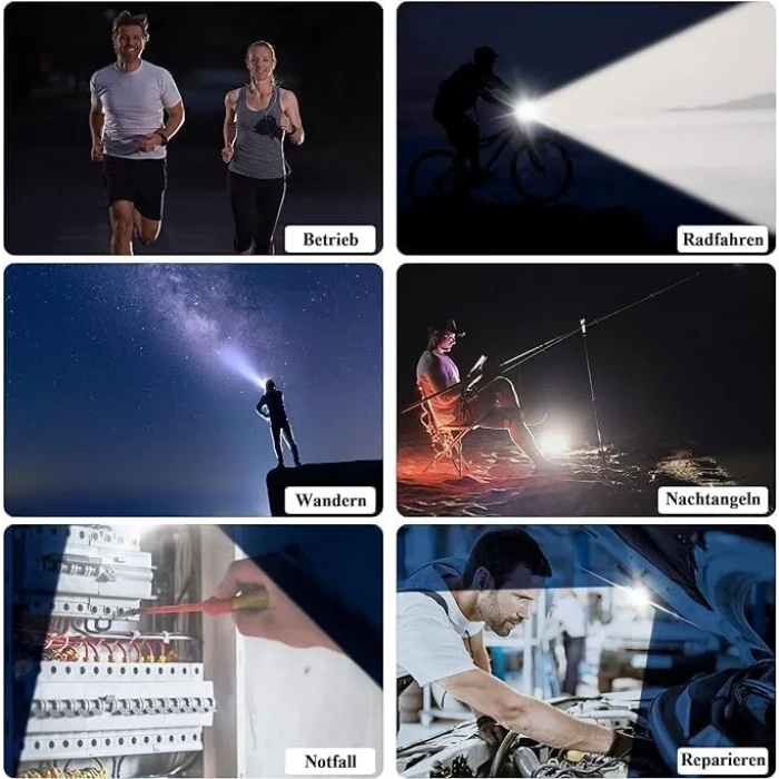 Mini Taşınabilir Led Çok Fonksiyonlu Fener (5148)