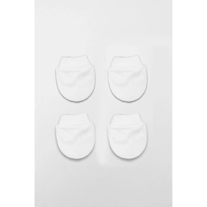 NessiWorld 2Li Penye Eldiven Basıc 90108 Beyaz