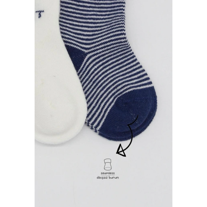NessiWorld 3Lü Penye Soket Çorap BS10110 İndigo (ADET FİYATIDIR)