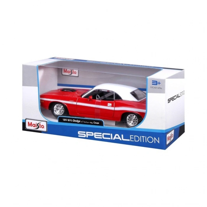 NessiWorld 31263 1970 Dodge Challenger RT Coupe 1:24 Model Araba -Necotoys