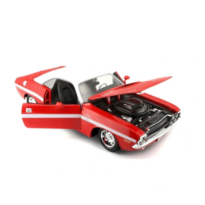 NessiWorld 31263 1970 Dodge Challenger RT Coupe 1:24 Model Araba -Necotoys