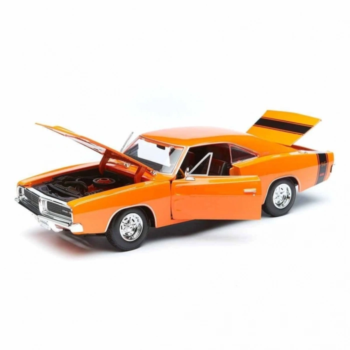 NessiWorld 31387 1969 Dodge Charger RT 1: 18  Model Araba -Necotoys
