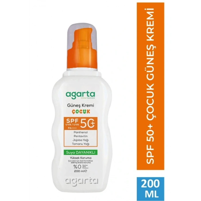 NessiWorld Doğal Güneş Kremi Çocuk 50 SPF 200 ml