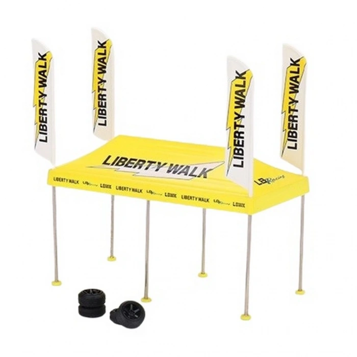 NessiWorld GT 1/64 Paddock Service Tent Set - LB Racing