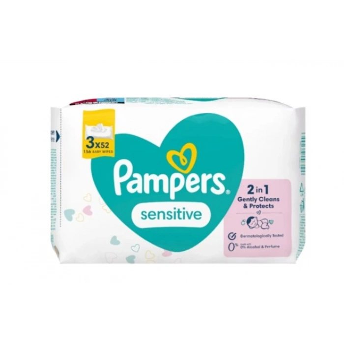 NessiWorld Sensitive Islak Havlu Mendil 3Lü 156 Yaprak