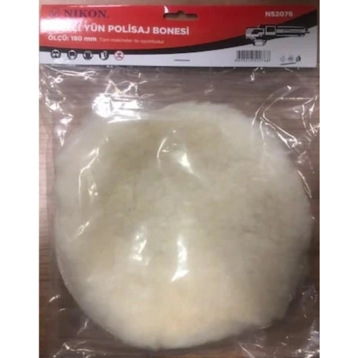 Timion Nikon 52076 180 Mm Cırtlı Yün Polisaj Bonesi