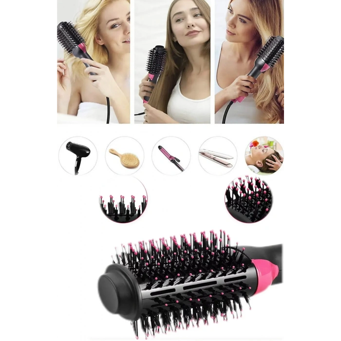 One Step Saç Şekillendirici Ve Saç Düzleştirici Fön Tarağı (5148)