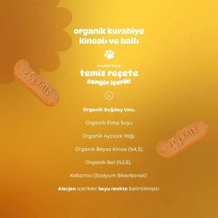 Timion Organik Ballı ve Kinoalı Kurabiye 55 Gr