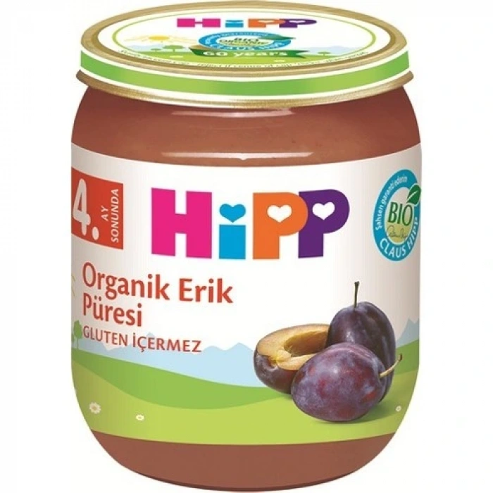 Organik Erik Püresi 125 Gr