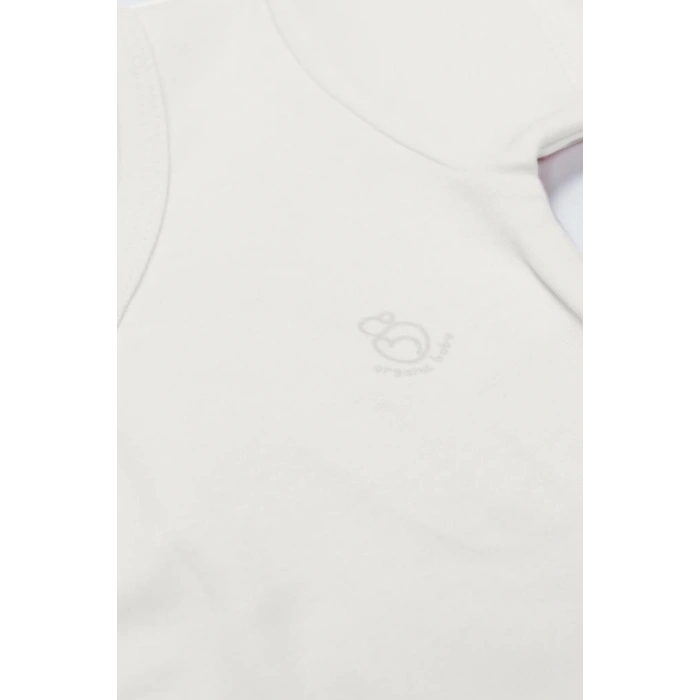 Organik Natural Basic Style Kruvaze Uzun Kol Body BS17102 Ekru