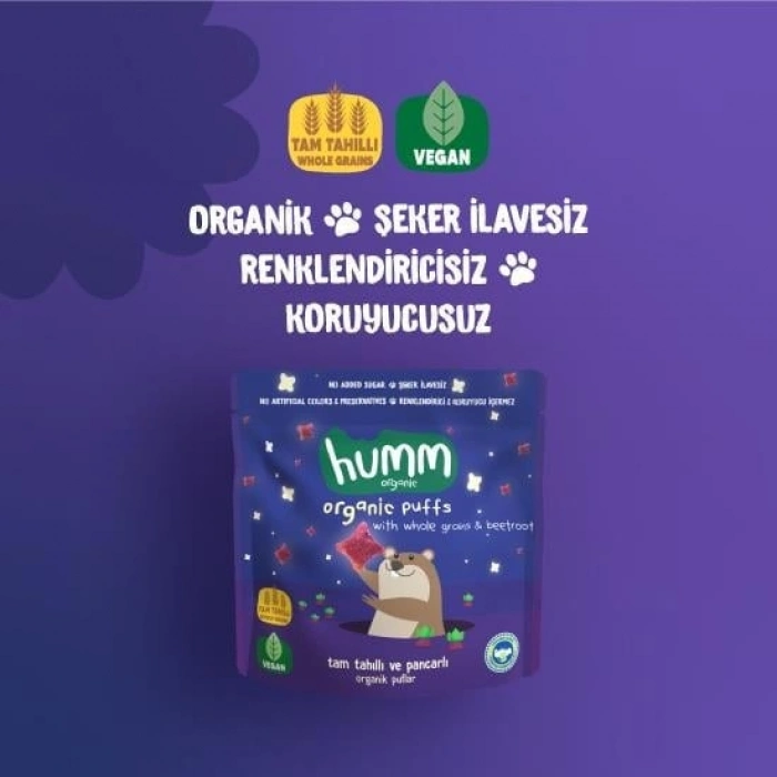 Timion Organik Pancarlı ve Tam Tahıllı Puflar 30 Gr