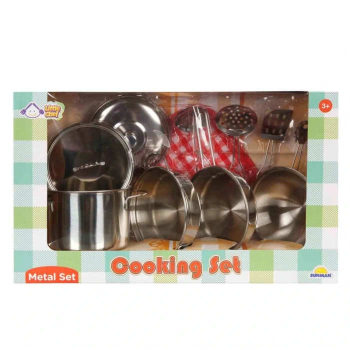 Timion Oyuncak Metal Pişirme Seti