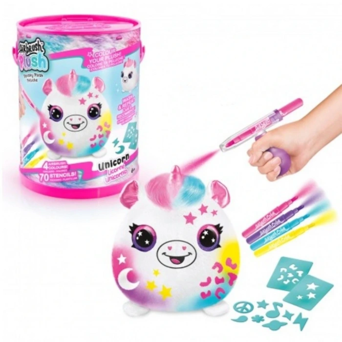 Peluş Squish Boya Kutusu Hobi Seti