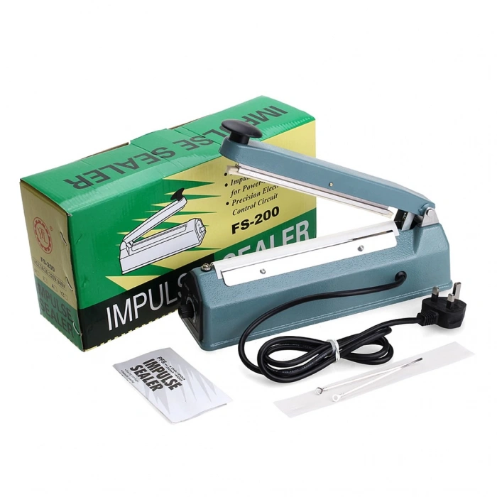 Poşet Ağzı Torba Kapatma Yapıştırma Makinası Demir 20 Cm (5148)