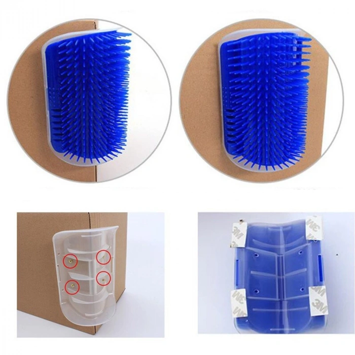 Pratik Kedi Tüyü Kaşıma Ve Tarama Aparatı Duvara Monte Kaşıma Aleti (5148)