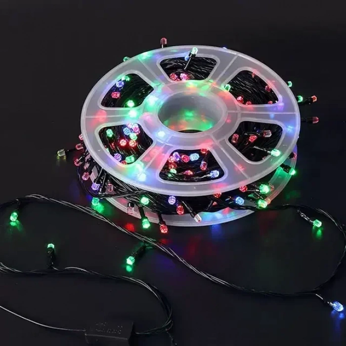 Timion Renkli Vip Profesyonel 25 Metre Renkli Led Işık 220v Fişli Renkli (5148)