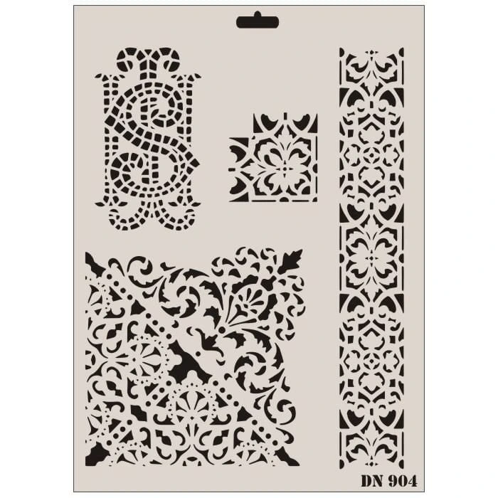 Timion Rich Dantel Seri Dn904 Stencil 35X25 Cm