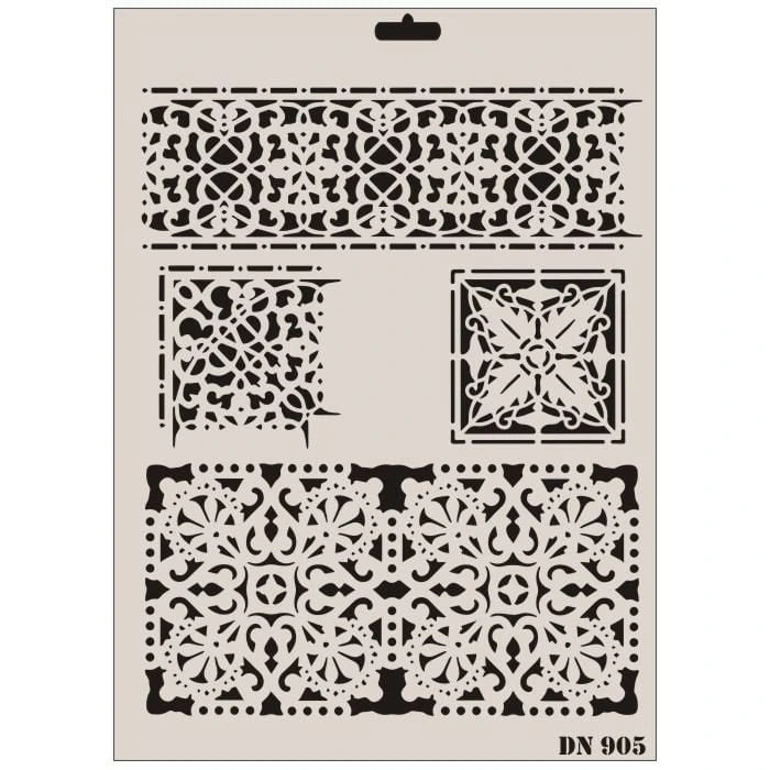 Timion Rich Dantel Seri Dn905 Stencil 35X25 Cm