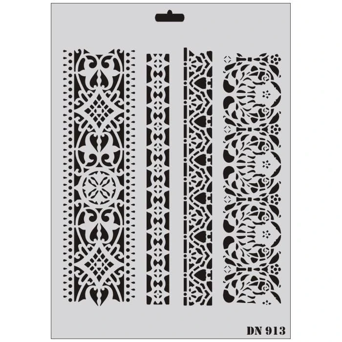 Timion Rich Dantel Seri Dn913 Stencil 35X25 Cm