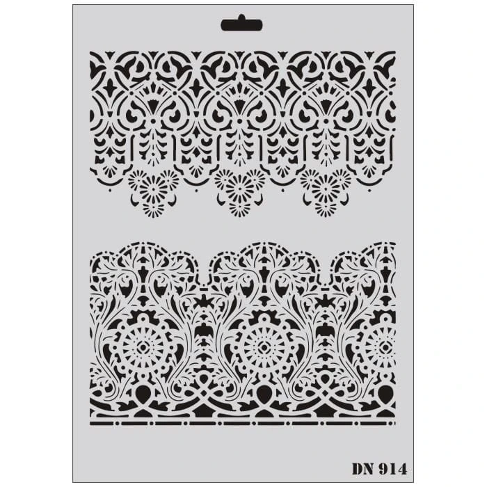 Timion Rich Dantel Seri Dn914 Stencil 35X25 Cm