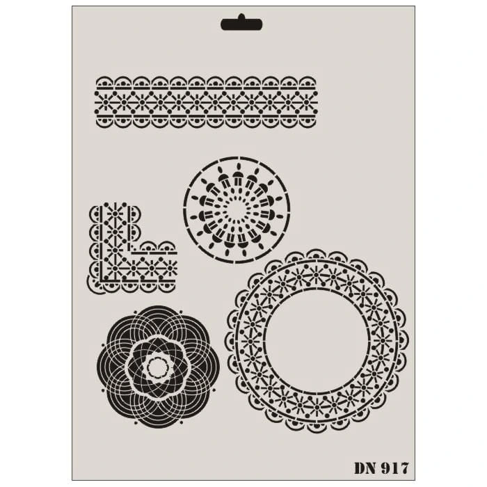 Timion Rich Dantel Seri Dn917 Stencil 35X25 Cm
