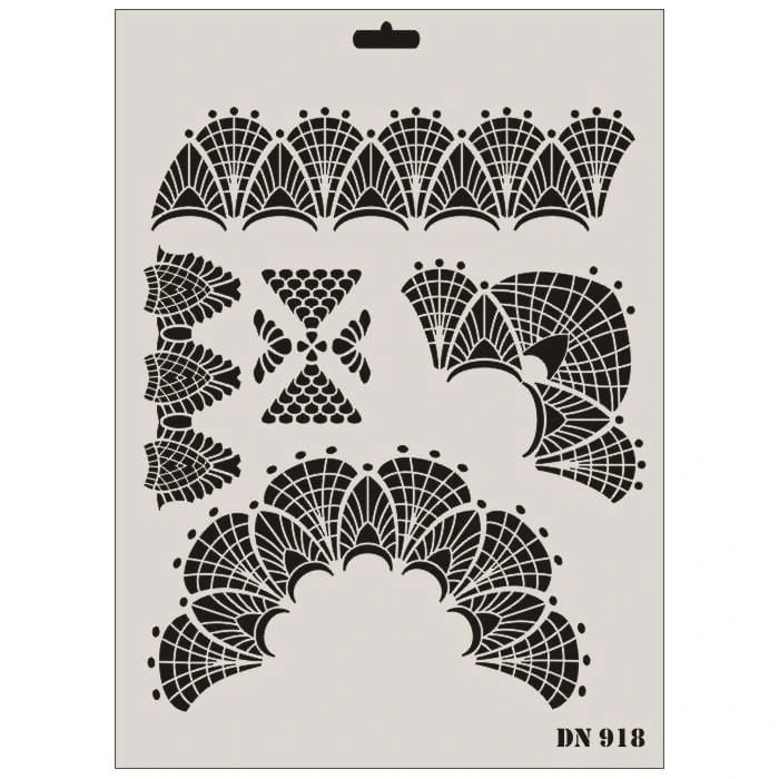 Timion Rich Dantel Seri Dn918 Stencil 35X25 Cm