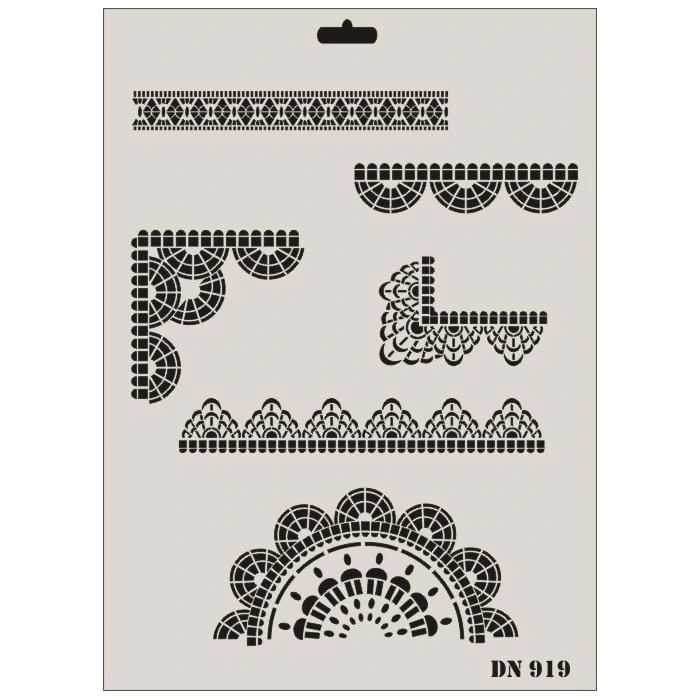 Timion Rich Dantel Seri Dn919 Stencil 35X25 Cm