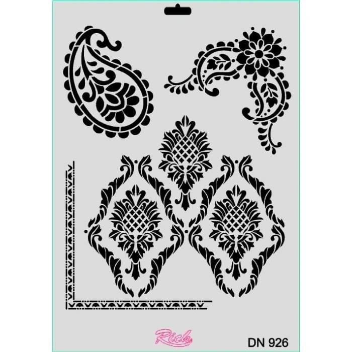 Timion Rich Dantel Seri Dn926 Stencil 35X25 Cm