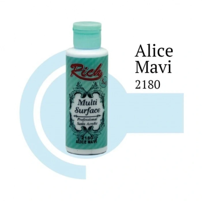 Timion Rich Multi Surface 2180 Alice Mavi Akrilik Boya 120 Cc