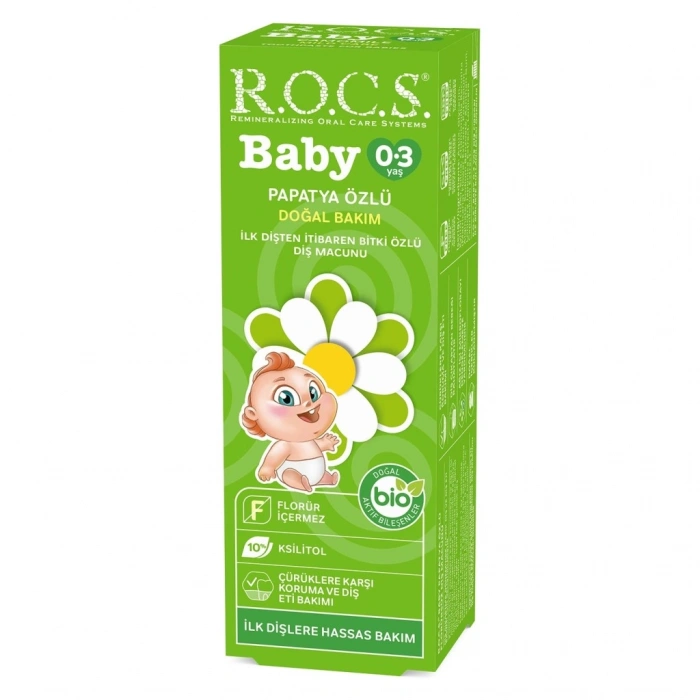 R.O.C.S.Baby Diş Macunu 0-3 Yaş 35 ml Papatya
