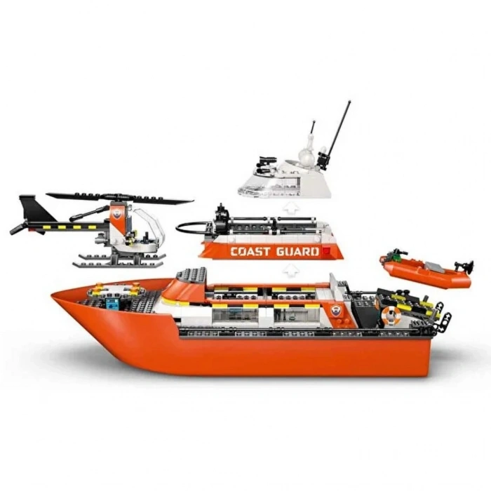 Sahil Güvenlik Kurtarma Botu ve Helikopteri 60504