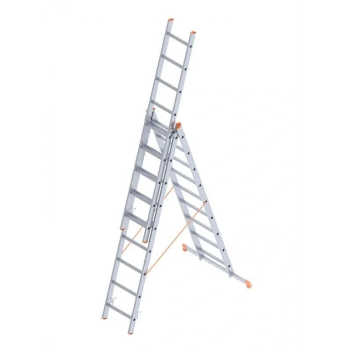 Timion Saraylı 3X9 A Tipi Sürgülü Merdiven 7,41 Metre