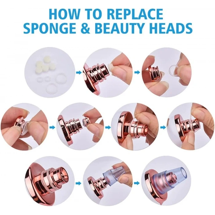 Şarjlı Siyah Nokta Temizleme Cihazı 5 Başlıklı (5148)