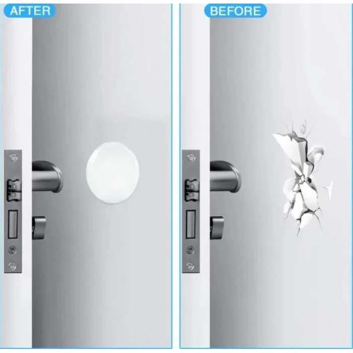 Şeffaf  Silikon Mobilya ve Kapı Durdurucu Darbe Pedi 6 lı