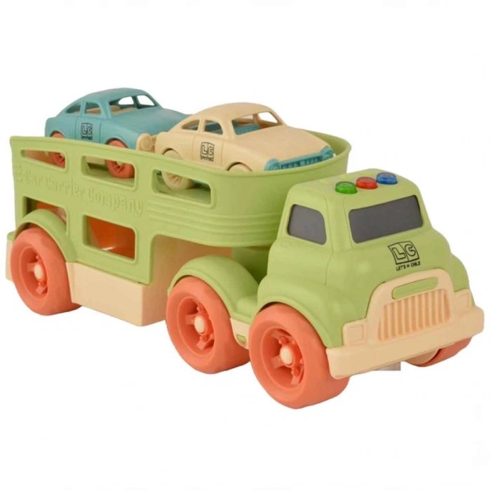 Timion Sesli ve Işıklı Taşıyıcı Tır 3 Parça