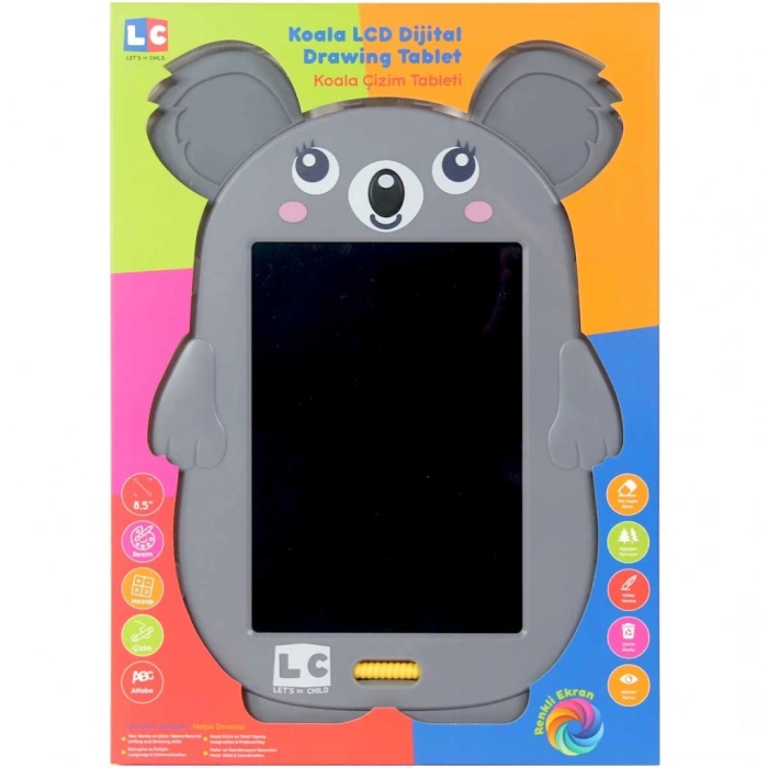 Sevimli Koala Çizim Tableti 22 cm