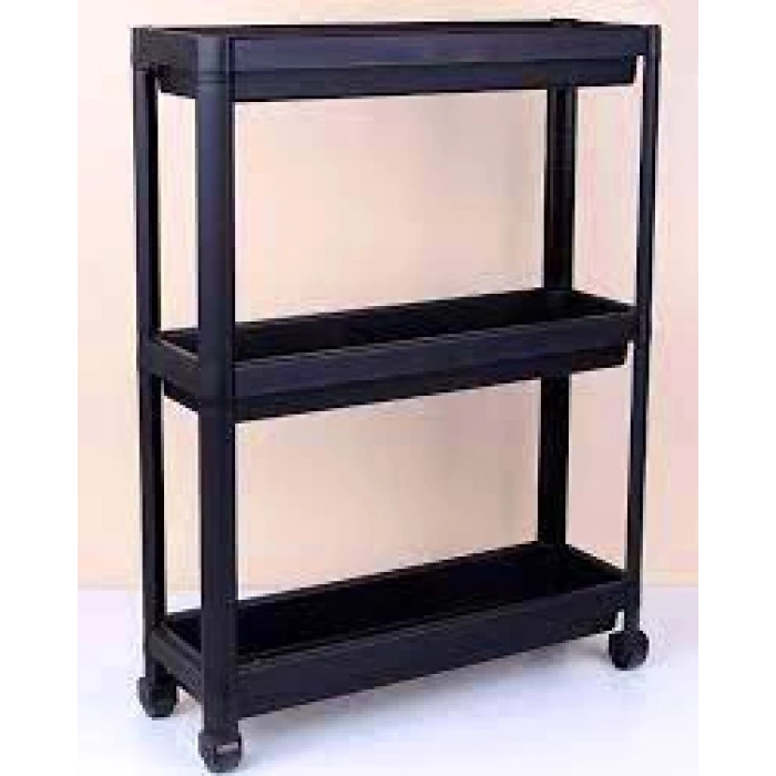 Siyah Çok Amaçlı Katlı Raf Ünitesi (5148)