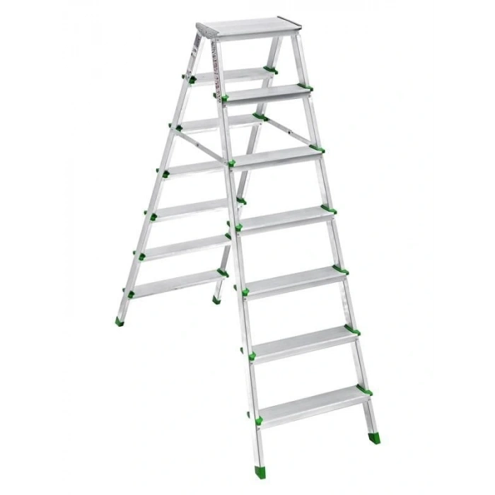 Timion Sm Saraylı 7+7 Çift Taraflı Alüminyum Merdiven