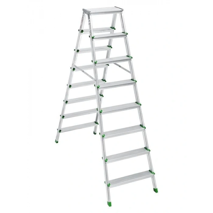 Timion Sm Saraylı 8+8 Çift Taraflı Alüminyum Merdiven