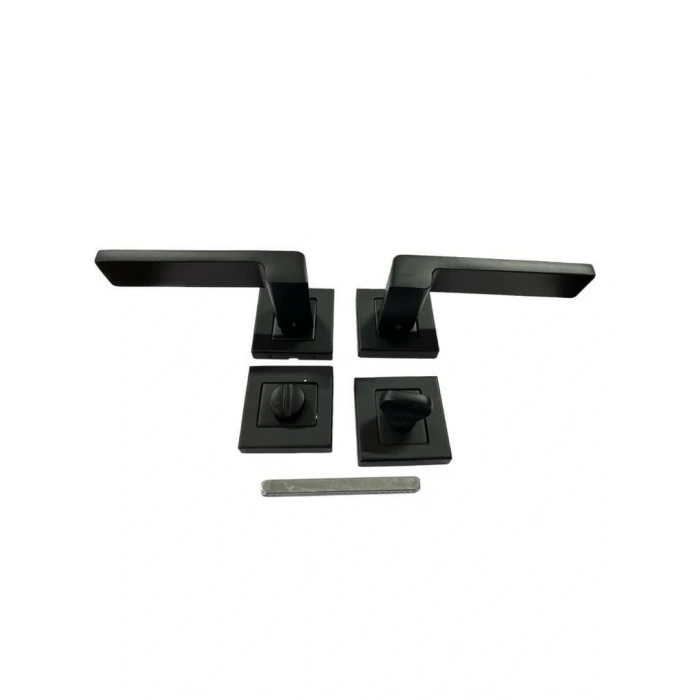 Timion Sofuoğlu Rozet Anka Mat Siyah Wc Kapı Kolu