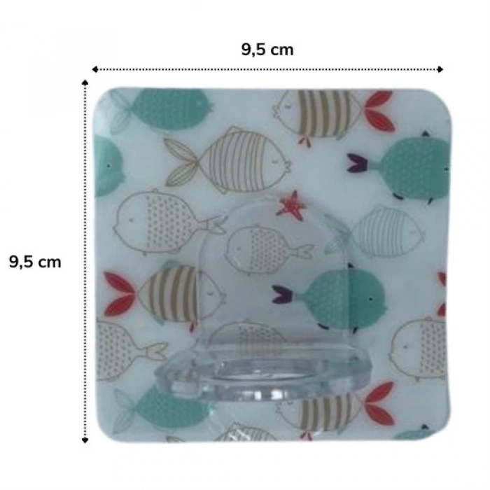 Süper Yapışkanlı Çok Amaçlı Cember Askı 2 Adet (5148)