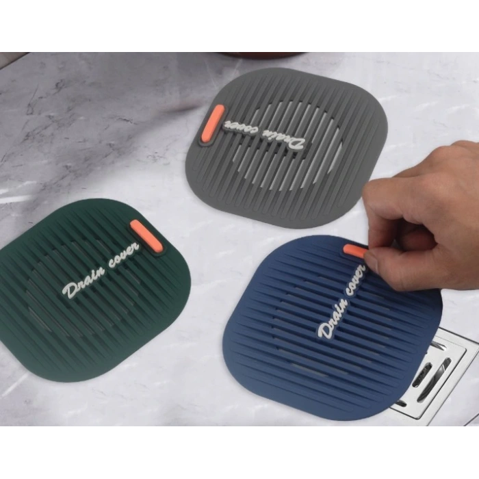 Timion Süzgeçli Lavabo Gider Koruyucu Mat Gri (5148)