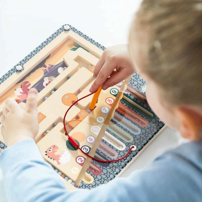 Tahta Manyetik Dinazor Yumurtası Labirenti