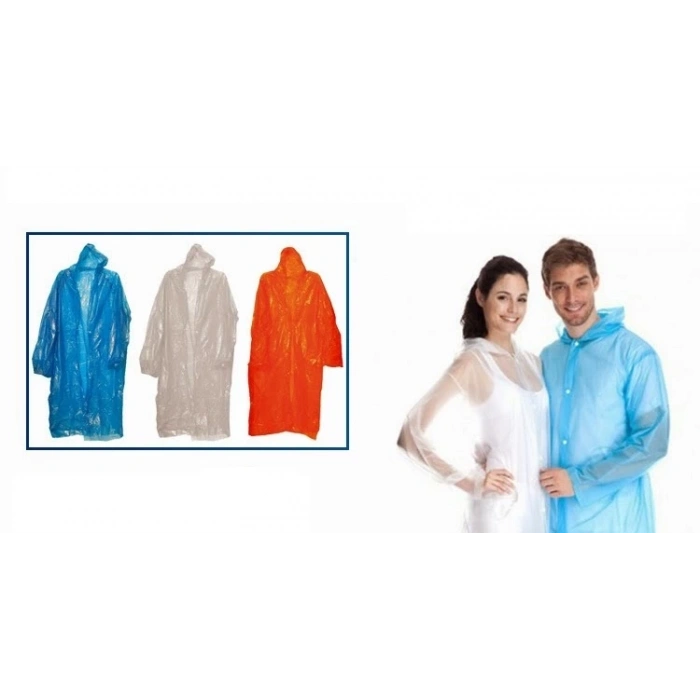 Tek Kullanımlık Çıtçıtlı Yağmurluk (5148)