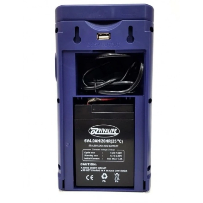 Telefon Şarj Edebilen Şarjlı Işıldak 24 Led Usb 80 Saat Kesintisiz Işık (5148)