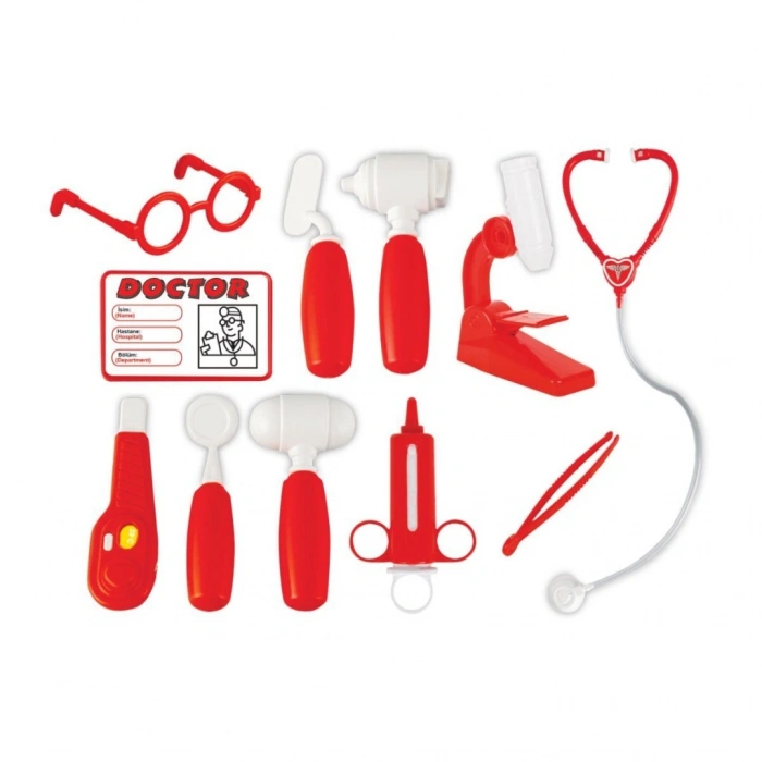 Timion 03 310 DOKTOR SETİ ÇANTALI KIRMIZI