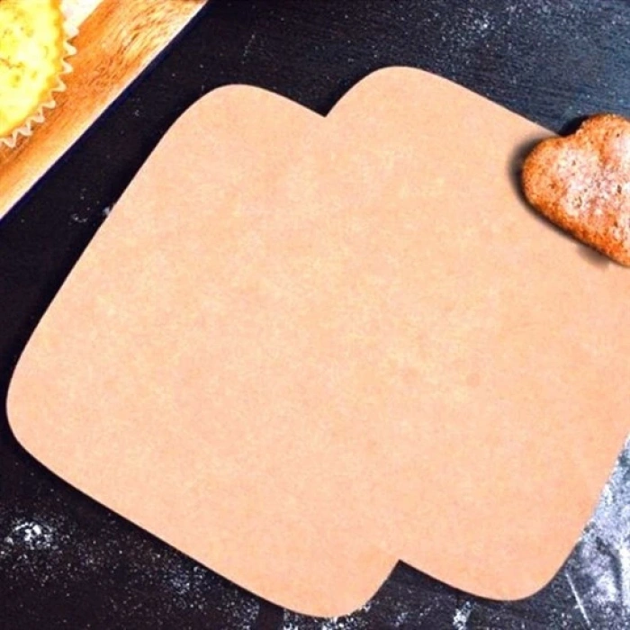 Timion 100 Adet Air Fryer Pişirme Kağıdı Tek Kullanımlık Yağ Su Geçirmez Yapışmaz Deliksiz Düz Kare Model (5148)